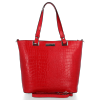 Kožené kabelka klasická Vittoria Gotti červená V2395