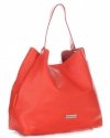Kožené kabelka shopper bag Vittoria Gotti červená V230