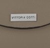 Kožené kabelka listonoška Vittoria Gotti zemitá V695351