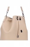 Kožené kabelka shopper bag Vittoria Gotti zemitá 8224