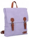 Dámská kabelka batůžek Herisson světle fialová 1502H449