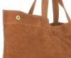 Kožené kabelka shopper bag Vera Pelle zrzavá A19