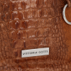 Kožené kabelka shopper bag Vittoria Gotti zrzavá V898
