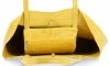 Kožené kabelka univerzální Vittoria Gotti žlutá V299COCO