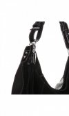 Kožené kabelka univerzální Silvia Rosa černá SR2116