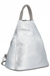 Dámská kabelka batůžek Hernan stříbrná HB0139