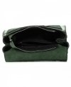 Kožené kabelka kufřík Vittoria Gotti lahvově zelená V17A