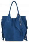 Kožené kabelka shopper bag Vittoria Gotti jeans B16