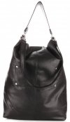 Kožené kabelka shopper bag Vera Pelle černá 3292