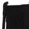 Kožené kabelka listonoška Genuine Leather černá 223