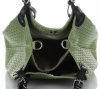 Kožené kabelka shopper bag Vittoria Gotti zelená V80047