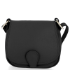 Kožené kabelka listonoška Vittoria Gotti černá V2468