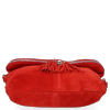 Kožené kabelka listonoška Vittoria Gotti červená DB20