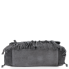 Kožené kabelka listonoška Vittoria Gotti šedá DB52
