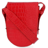 Kožené kabelka univerzální Vittoria Gotti červená V6336