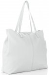 Kožené kabelka shopper bag Vittoria Gotti bílá V5705