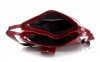 Kožené kabelka listonoška Vera Pelle červená 810