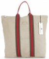 Kožené kabelka shopper bag Vittoria Gotti béžová V689746