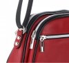 Kožené kabelka listonoška Genuine Leather červená 5100