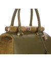 Kožené kabelka kufřík Vittoria Gotti zelená V816(1