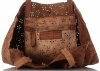 Kožené kabelka shopper bag Vittoria Gotti zrzavá VL299