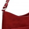 Kožené kabelka klasická Vera Pelle červená 17