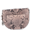 Kožené kabelka listonoška Vittoria Gotti pudrová růžová V5751COCO