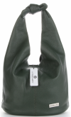 Kožené kabelka univerzální Vittoria Gotti lahvově zelená V693658