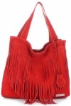 Kožené kabelka shopper bag Vittoria Gotti červená V6048