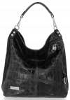 Kožené kabelka univerzální Vittoria Gotti černá V1579COCO