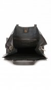 Kožené kabelka shopper bag Vittoria Gotti grafitová V8622