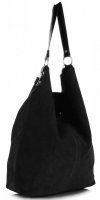 Kožené kabelka shopper bag Vittoria Gotti černá V3292C