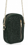 Kožené kabelka univerzální Vittoria Gotti lahvově zelená V6208F