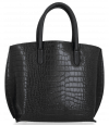 Kožené kabelka kufřík Vittoria Gotti černá V4382COCO