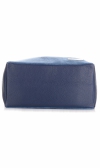 Kožené kabelka shopper bag Vittoria Gotti modrá V602