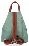 Dámská kabelka batůžek Herisson světle zelená 1552L2043