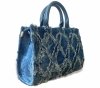 Dámská kabelka kufřík Herisson tmavě modrá 14-2F703