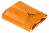 Kožené kabelka listonoška Genuine Leather žlutá 208