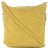Kožené kabelka listonoška Vittoria Gotti žlutá V135