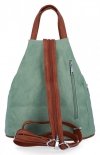 Dámská kabelka batůžek Herisson světle zelená 1502H308