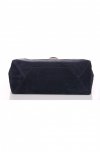 Kožené kabelka univerzální Genuine Leather tmavě modrá 808036