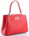 Kožené kabelka kufřík Vittoria Gotti červená V7710