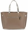 Kožené kabelka shopper bag Vittoria Gotti zemitá V5635