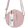 Kožené kabelka listonoška Vittoria Gotti pudrová růžová V20CMS