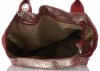 Kožené kabelka shopper bag Vittoria Gotti stříbrná V6141