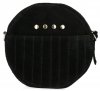 Kožené kabelka listonoška Vittoria Gotti černá V6008