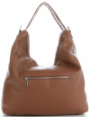 Bőr táska shopper bag Genuine Leather vörös 5521