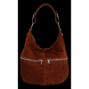 Bőr táska univerzális Genuine Leather barna 8309