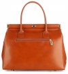 Bőr táska kuffer Genuine Leather vörös 816(2