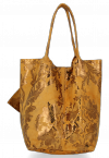 Bőr táska shopper bag Vittoria Gotti vörös V2472
